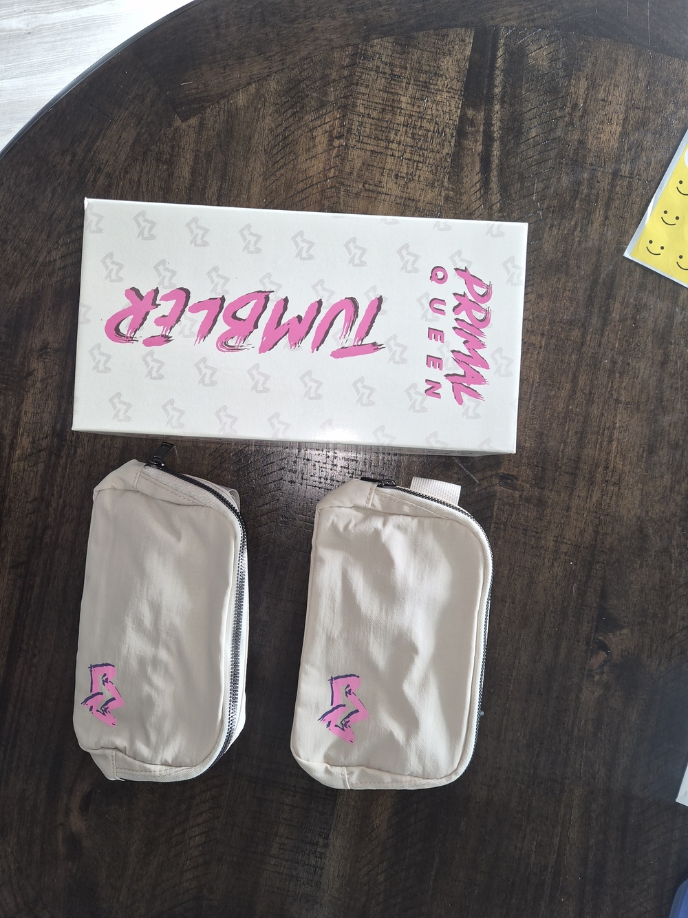 Primal Queen Beige Crossbody Set with 40 Oz Cup New Never Used